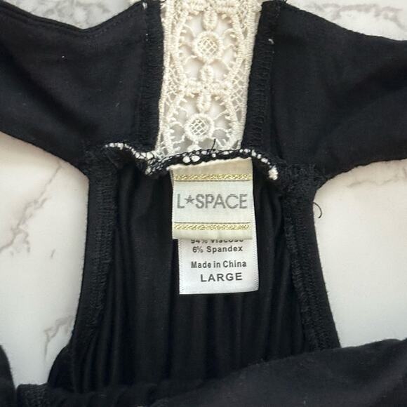 L*Space Libra Dress in Black-Cream SZ L $149 - Picture 11 of 14